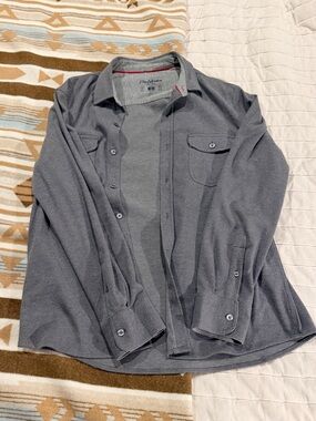 Flag & Anthem Hero Solid Twill Knit Flannel Shirt (Men’s Large)